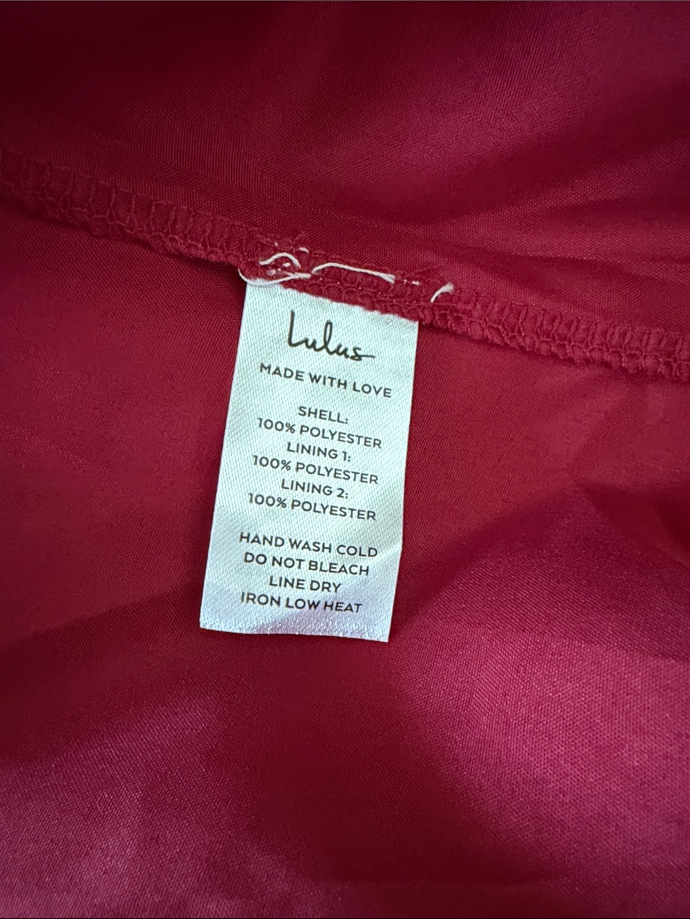 NWT Lulus Burgundy Square-Neck Taffeta Lace Up Back Midi Dress - Picture 10 of 10